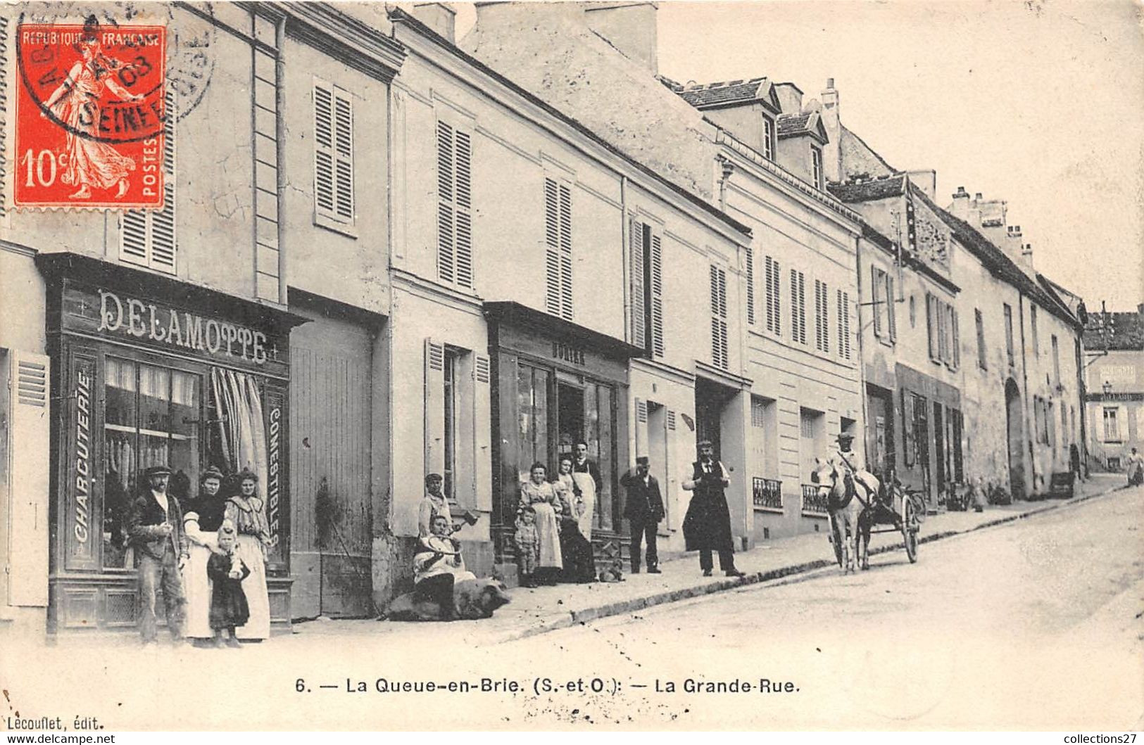 94-LA-QUEUE-EN-BRIE- LA GRANDE RUE - La Queue En Brie