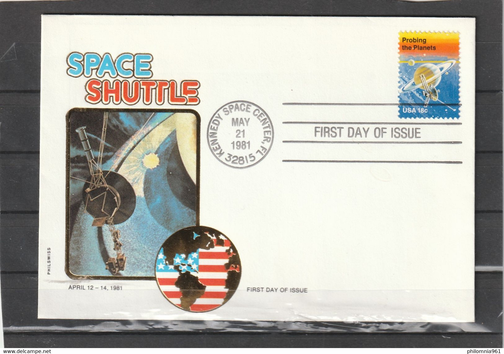 USA Kennedy Space Center PROBING THE PLANETS FDC 1981 - Noord-Amerika