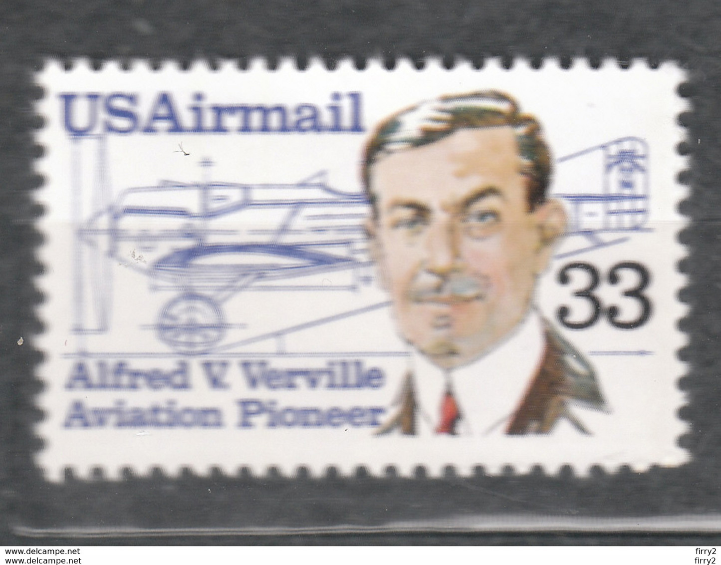 USA Scott # C113  Airmail 1985 - Alfred Verville Never Hinged  (MNH) - 3b. 1961-... Neufs