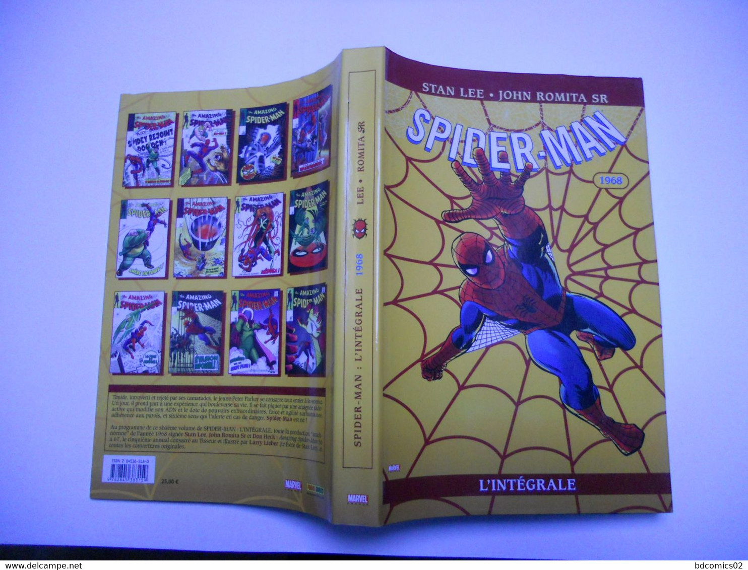 Spiderman - Spider-Man L'intégrale - 1968 STAN LEE /// JOHN ROMITA SR album  cartonné TTBE