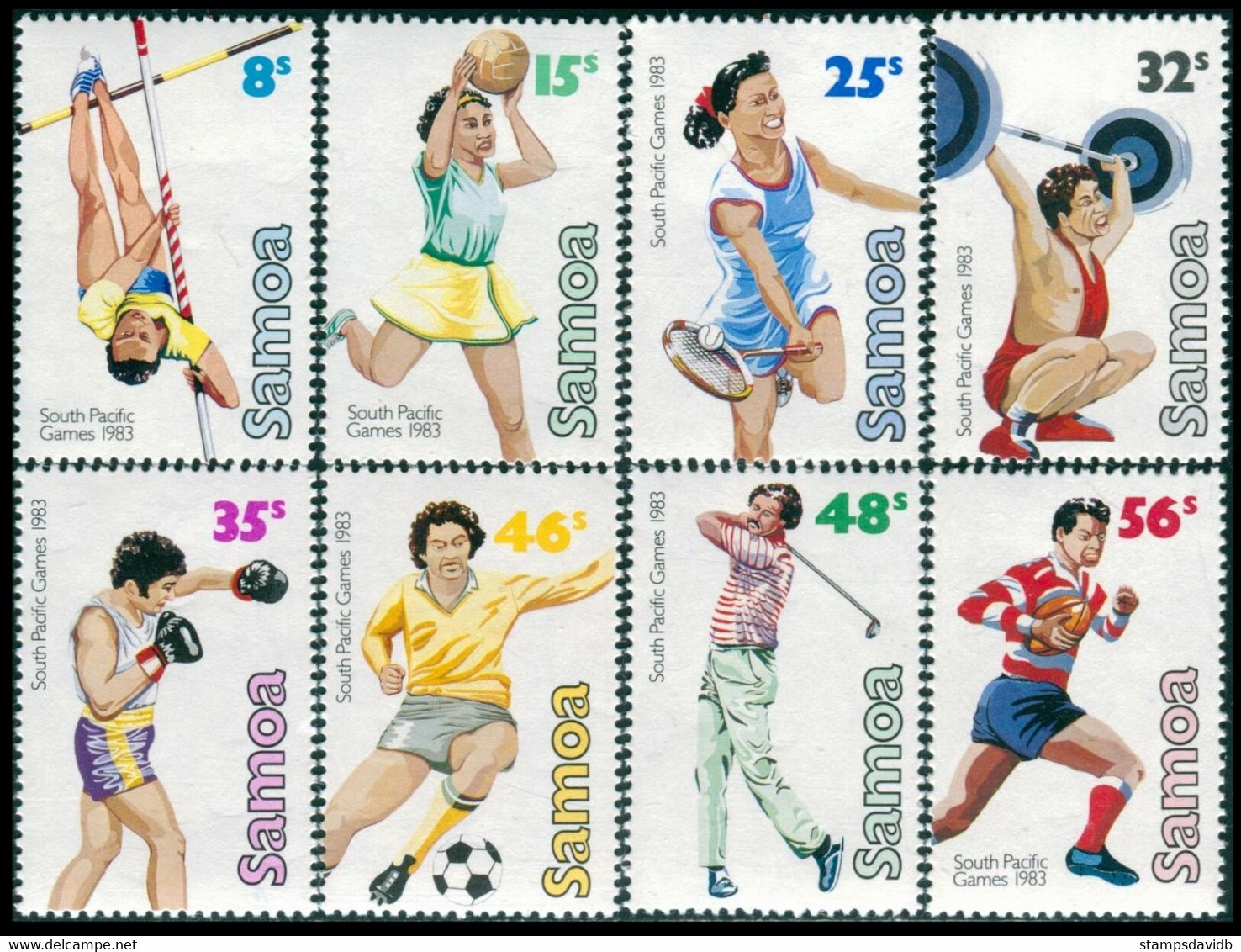 1983	Samoa	508-515	Soccer / Sport	8,00 € - Otros & Sin Clasificación