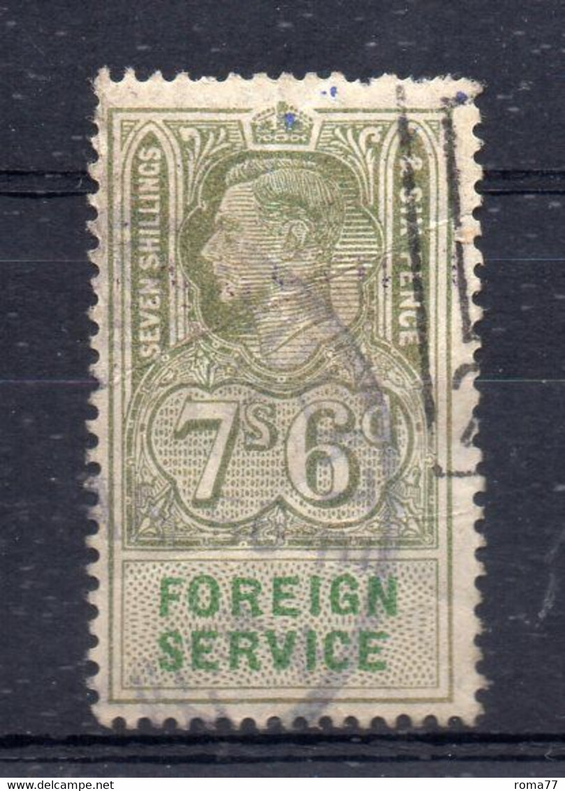 927 490 - George VI Revenue : 7 Sc 6 Pence FOREIGN SERVICE - Unclassified