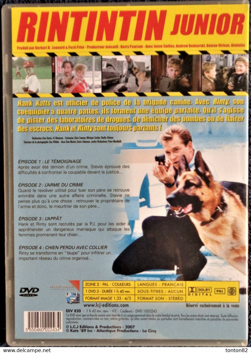 RINTINTIN JUNIOR - Saison 1 - 4 DVD - 16 épisodes  . - TV-Reeksen En Programma's