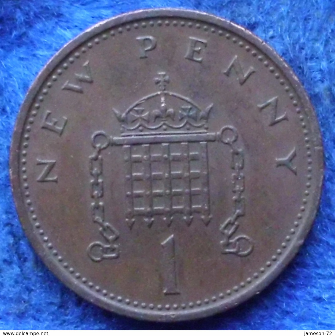 UK - 1 New Penny 1977 KM# 915 Elizabeth II Decimal Coinage - Edelweiss Coins - Andere & Zonder Classificatie