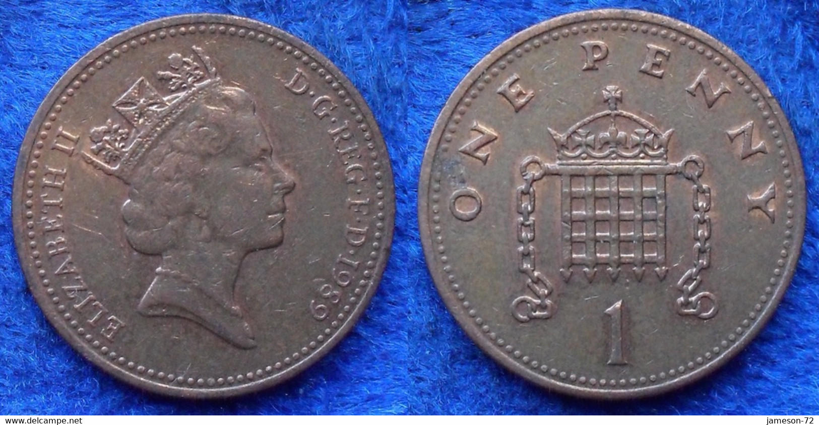 UK - 1 Penny 1989 KM#935 Elizabeth II Decimal Coinage (1971) - Edelweiss Coins - Andere & Zonder Classificatie