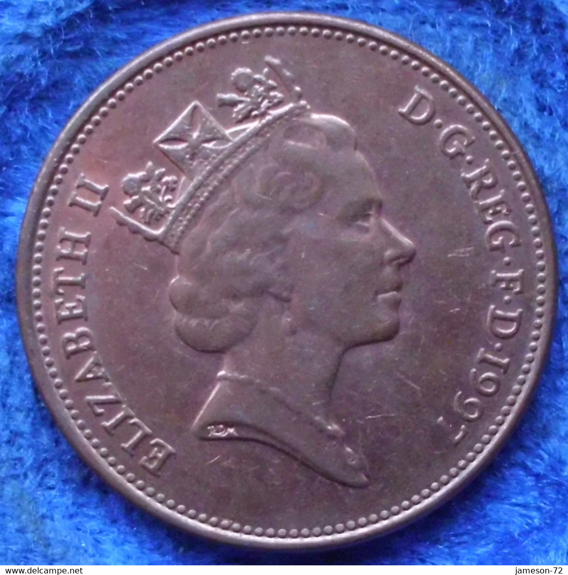 UK - 2 Pence 1997 KM#936a Elizabeth II Decimal Coinage (1971) - Edelweiss Coins - Andere & Zonder Classificatie