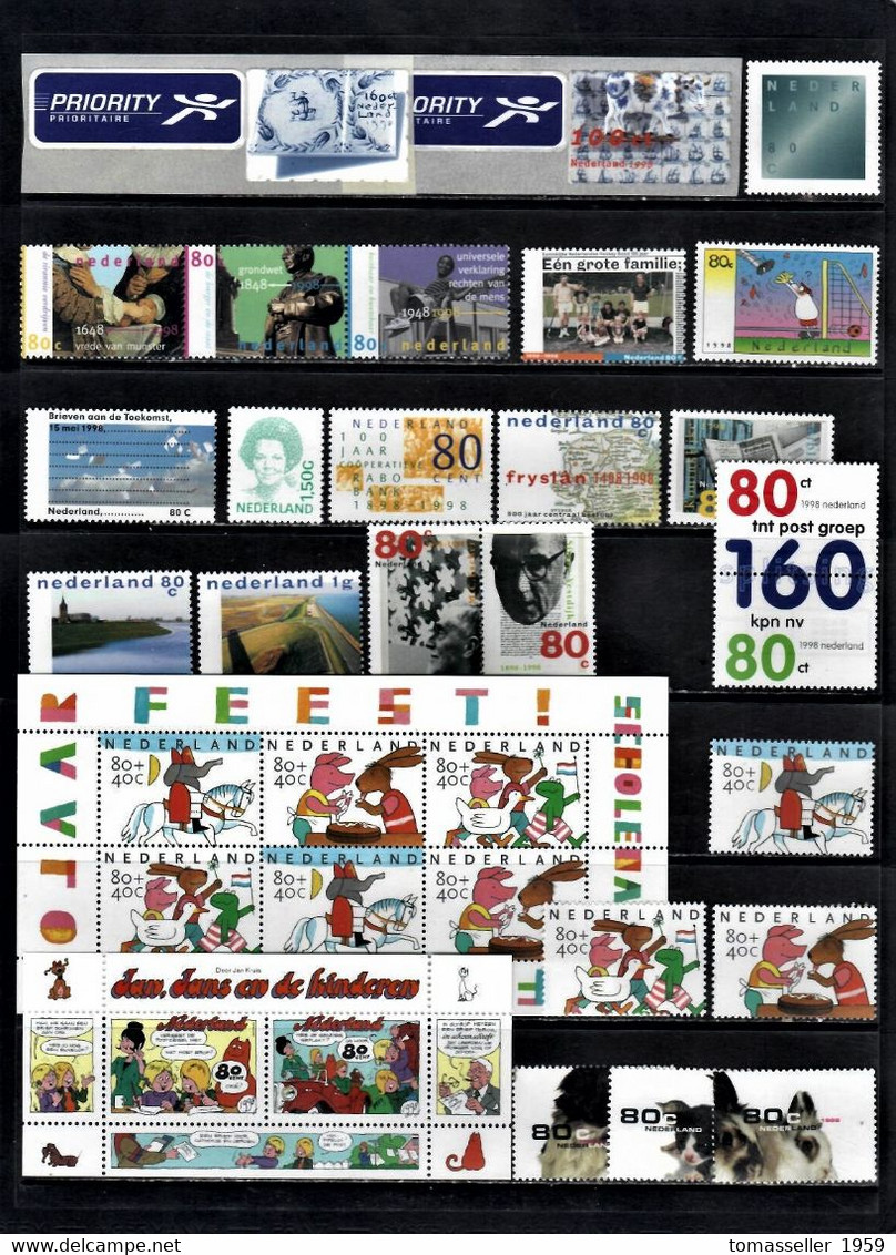 NETHERLAND 1998- 22 Issues (mini Sheets+booklerts) - Annate Complete