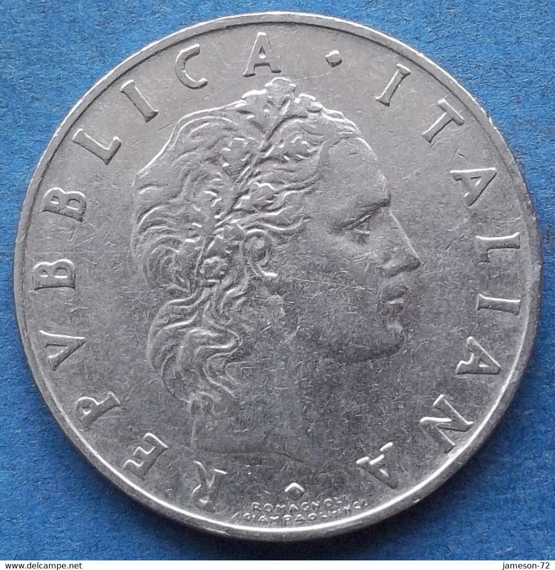 ITALY - 50 Lire 1956 R "Vulcan" KM# 95.1 Republic (1946-2001) - Edelweiss Coins - Autres & Non Classés