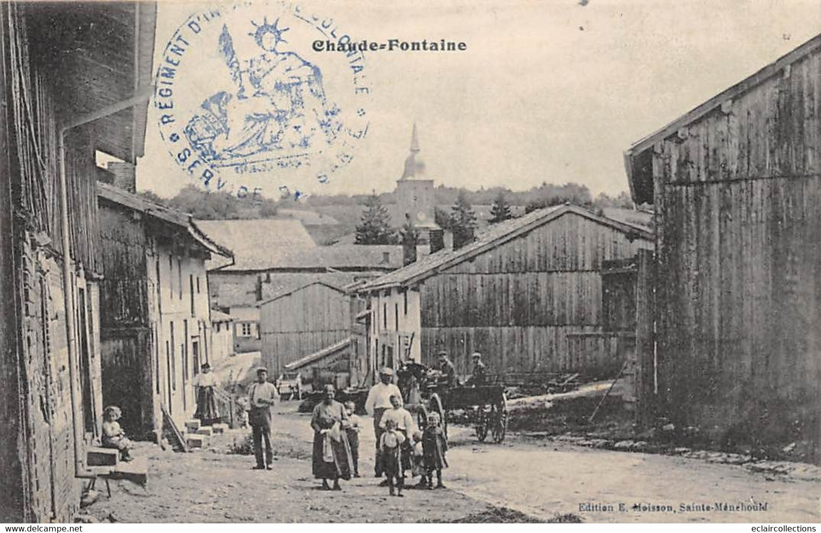 Chaude-Fontaine       51        Habitants Du Village Dans La Rue             (voir Scan) - Otros & Sin Clasificación