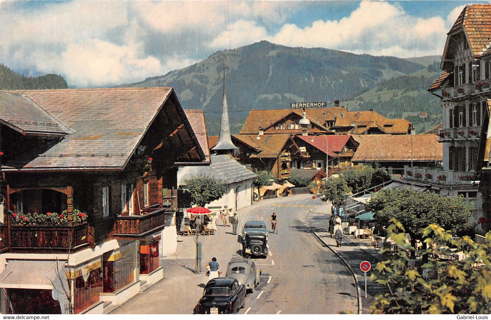 Gstaad - Oldtimer - Eglise - Gstaad