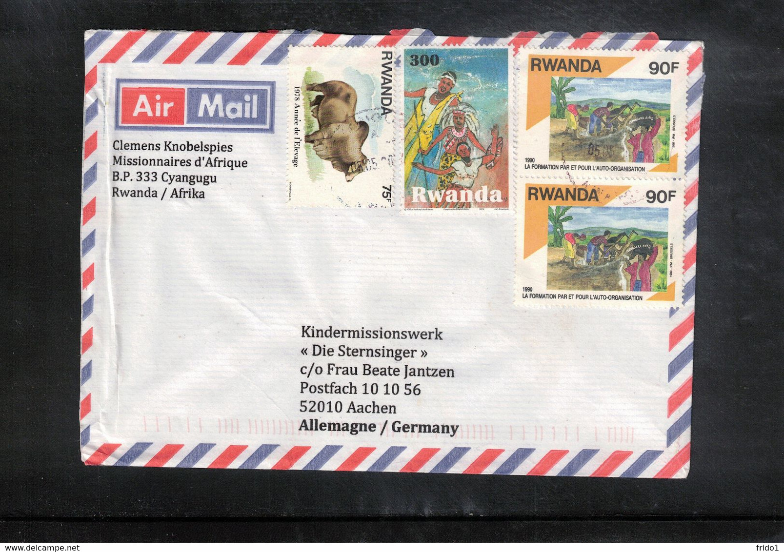 Rwanda 2014 Interesting Airmail Letter - Other & Unclassified