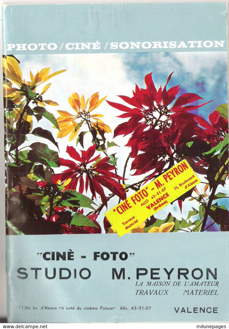 Catalogue Photo Ciné Sono Studio Peyron à Valence Tous Les Appareils Et Accessoires Avec Prix Public 1966 - Photographs