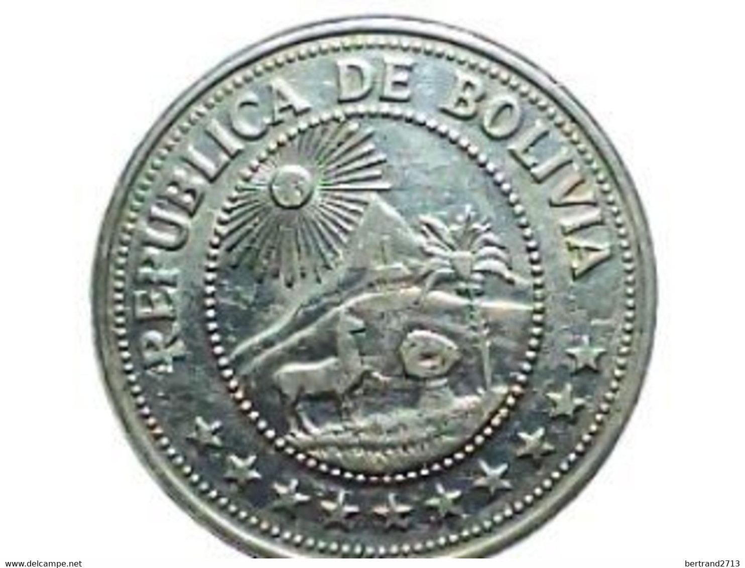 Bolivia 5 Pesos Bolivianos 1978 Km 197 - Bolivië