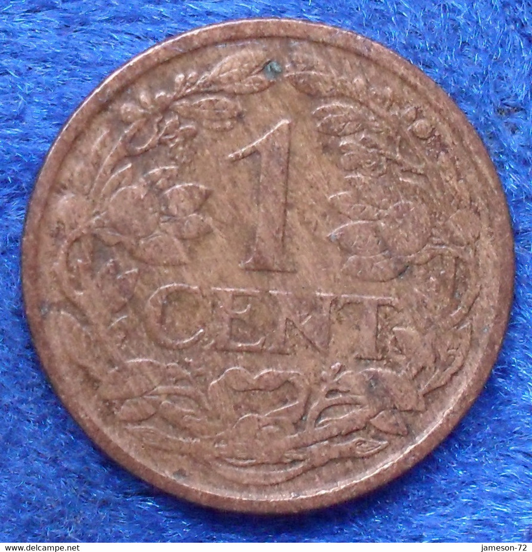 NETHERLANDS - 1 Cent 1922 KM#152 WiIhemina (1890-1948) Bronze - Edelweiss Coins - Non Classés