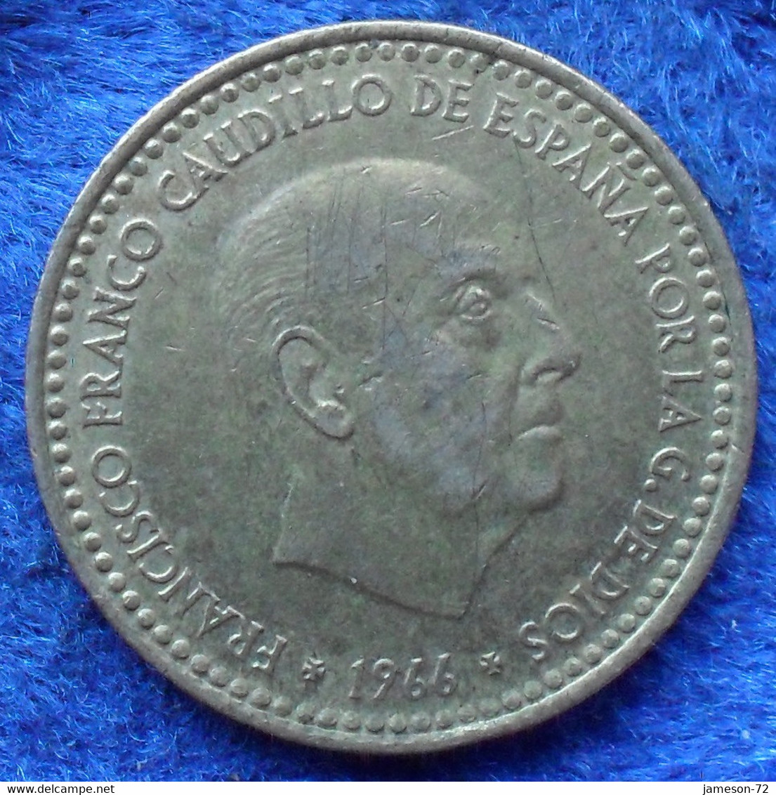 SPAIN - 1 Peseta 1966 *74 KM# 796 Francisco Franco (1936-1975) - Edelweiss Coins - Andere & Zonder Classificatie