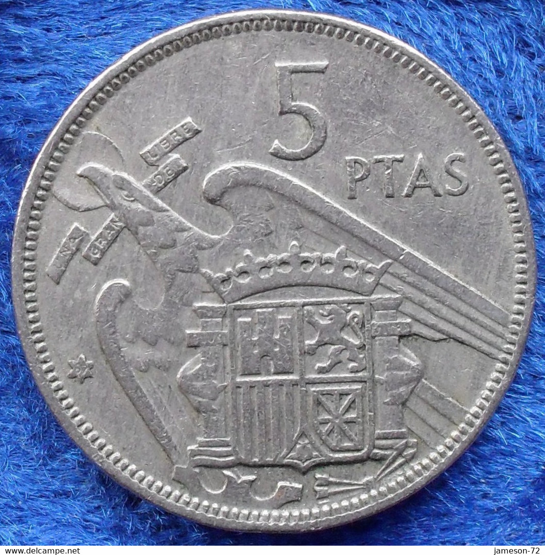 SPAIN - 5 Pesetas 1957 *67 KM# 786 F. Franco (1936-1975) - Edelweiss Coins - Autres & Non Classés