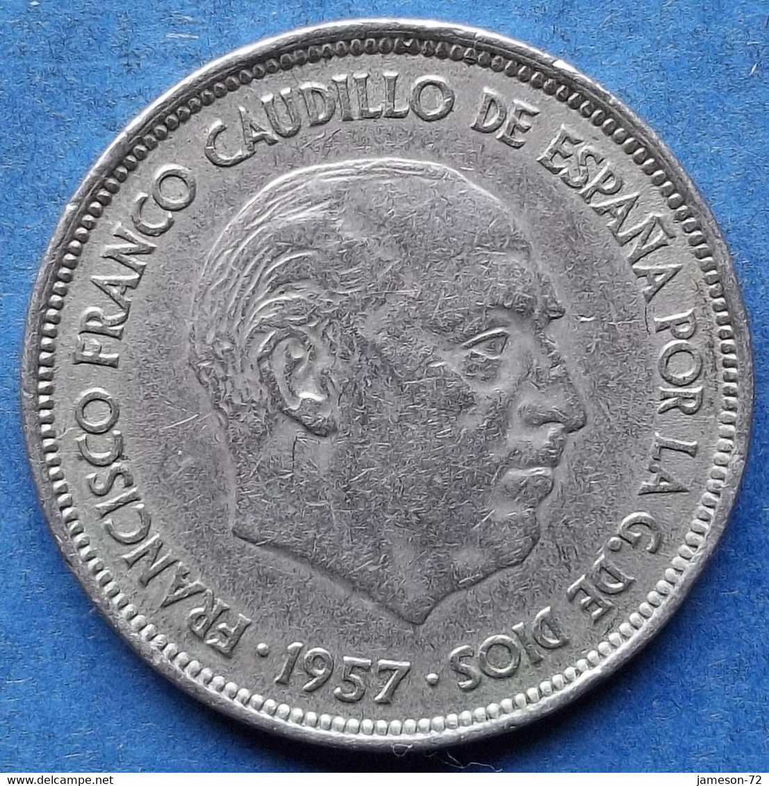 SPAIN - 25 Pesetas 1957 *66 KM# 787 F. Franco (1936-1975) - Edelweiss Coins - Other & Unclassified