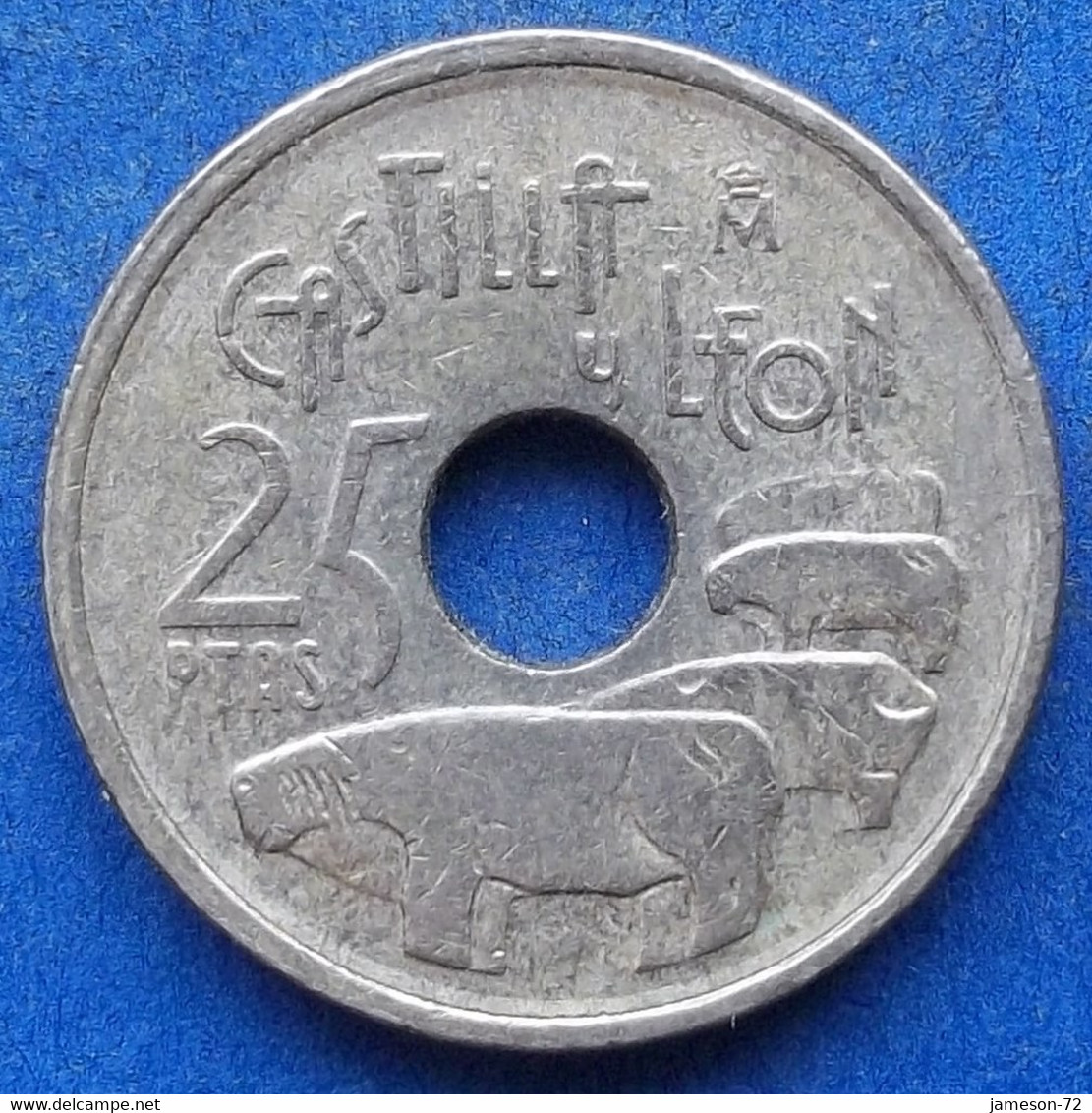 SPAIN - 25 Pesetas 1995 "Castilla Y Leon" KM# 948 - Edelweiss Coins - 25 Pesetas