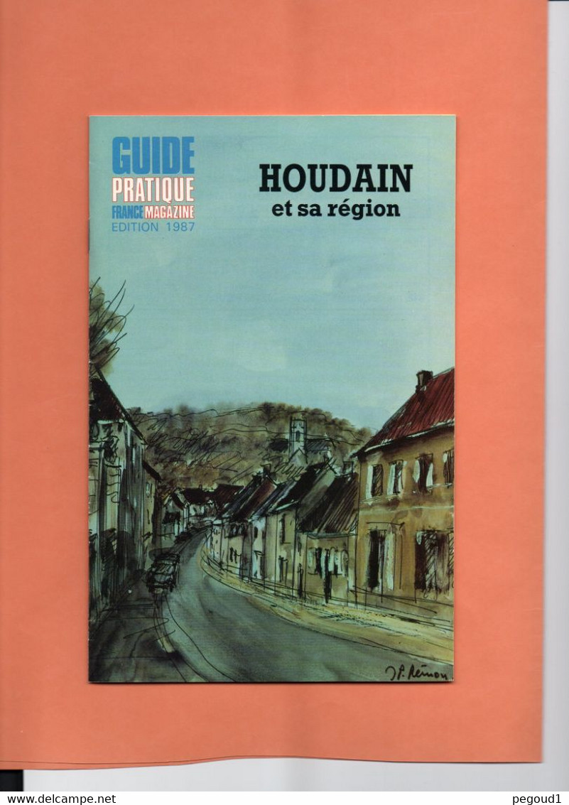 HOUDAIN ( PAS-DE-CALAIS ). BROCHURE. TOURISME. 1987. Achat Immédiat - Houdain