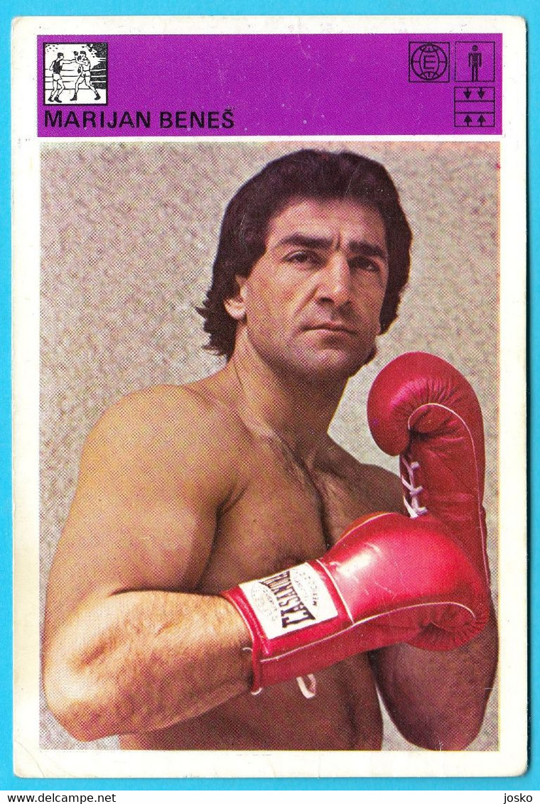 MARIJAN BENES - Yugoslavia Vintage Card Svijet Sporta * Boxing Boxe Boxeo Boxen Pugilato Boksen - Other & Unclassified