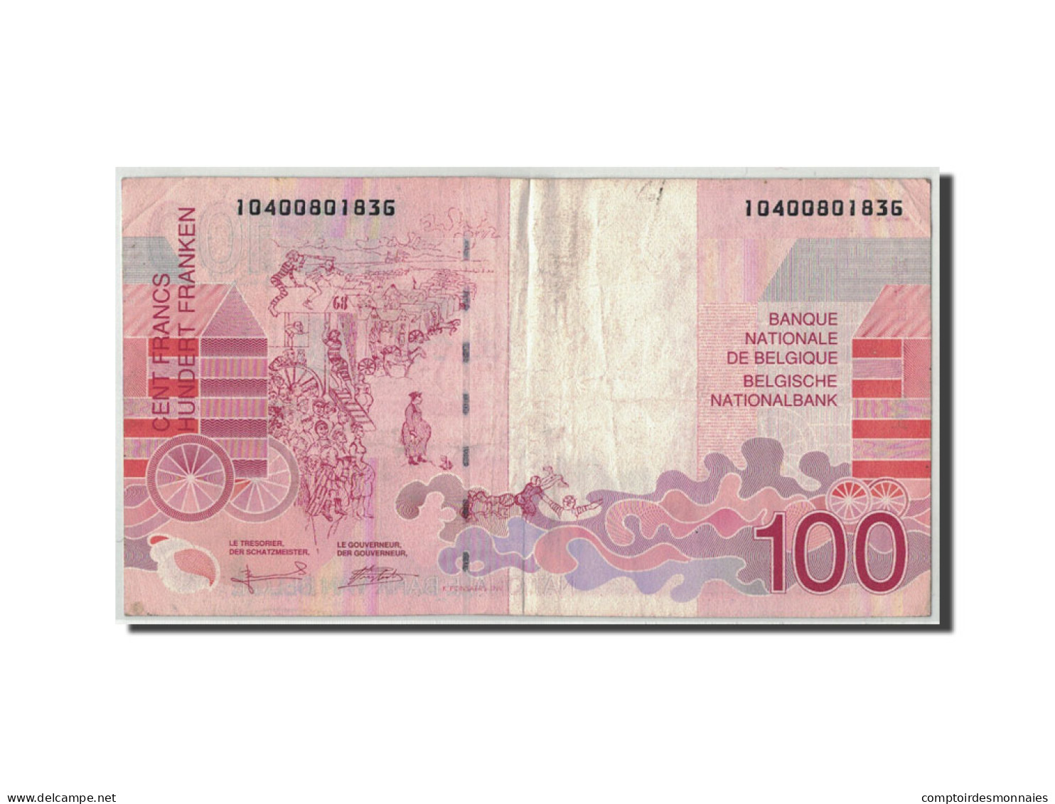 Billet, Belgique, 100 Francs, Undated (1995-2001), KM:147, TB - 100 Francs