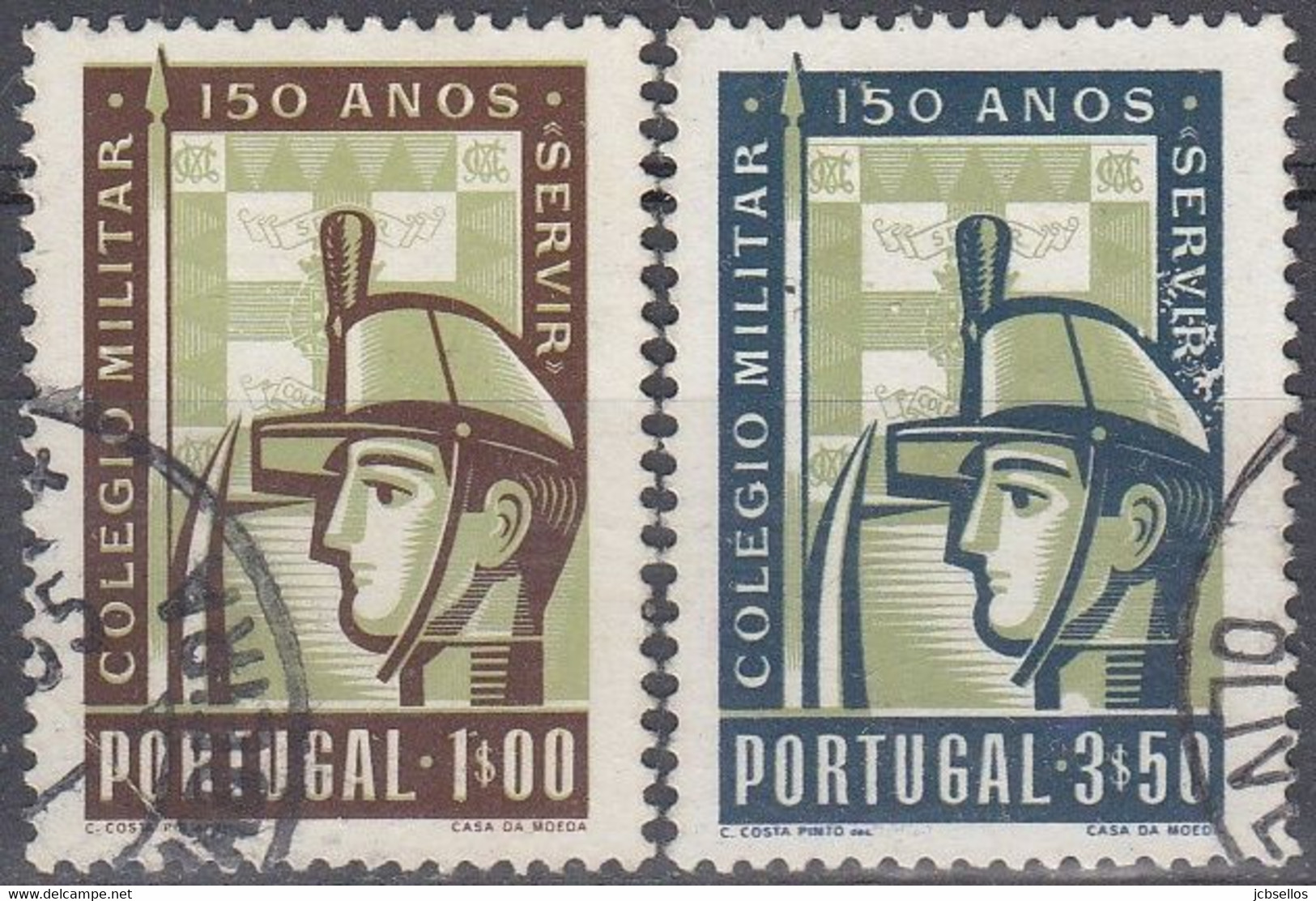 PORTUGAL 1954 Nº 811/12 USADO - Used Stamps