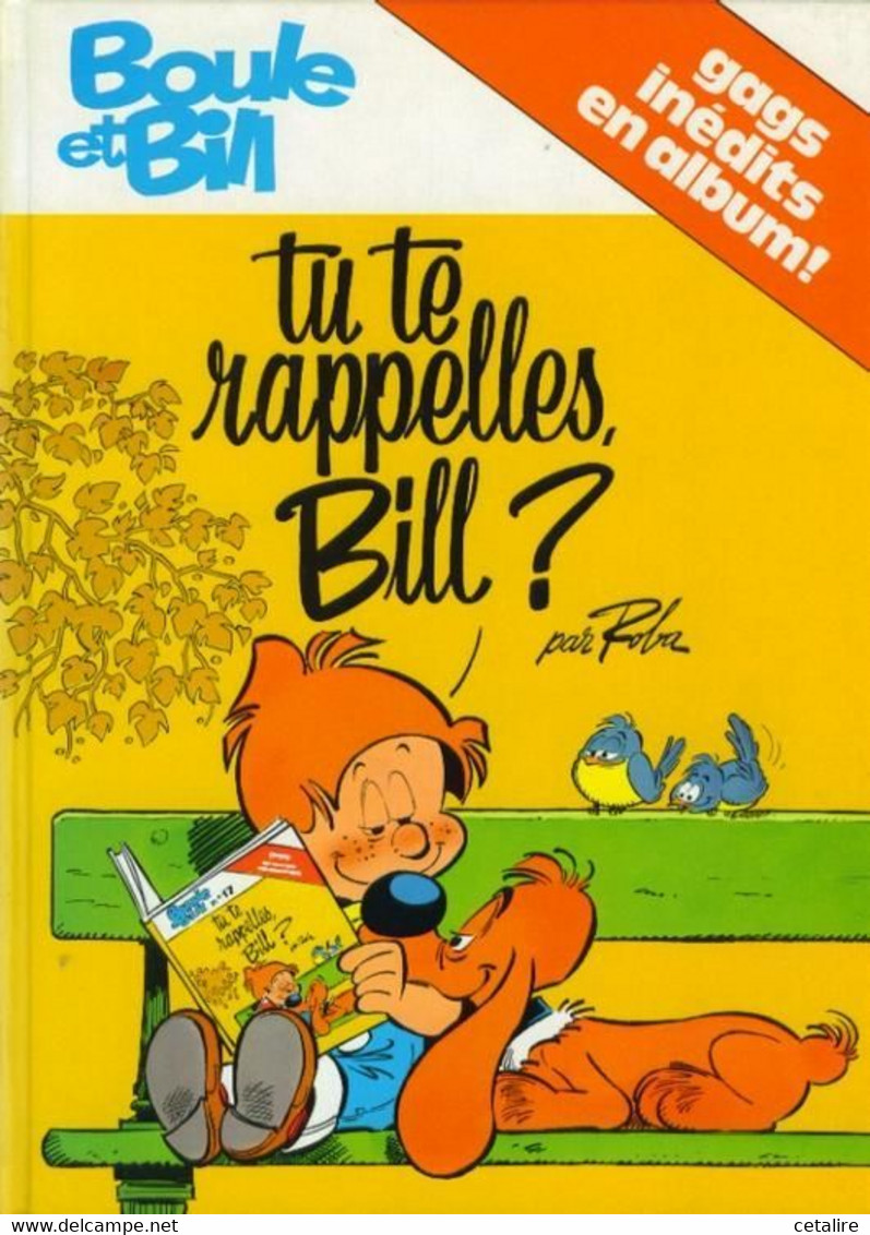 Tu Te Rappelles Bill France Loisirs +++TBE+++LIVRAISON GRATUITE - Boule Et Bill