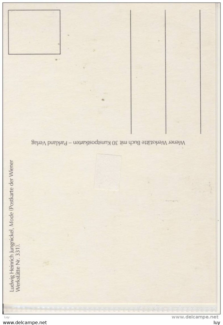JUNGNICKEL Ludwig Heinrich; Mode, Wiener Werkstätte Nr. 331  - Repro - Jungnickel
