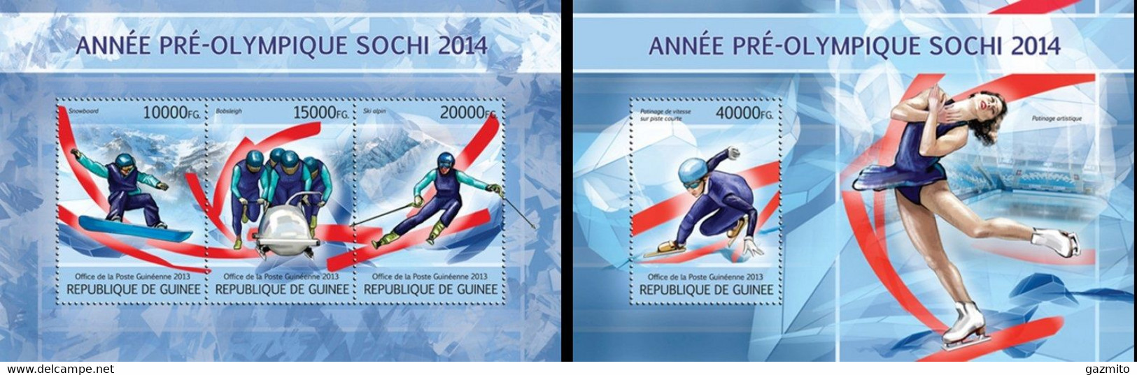 Guinea 2013, Pre Winter Olympic Games, 3val In BF+BF - Winter 2014: Sochi