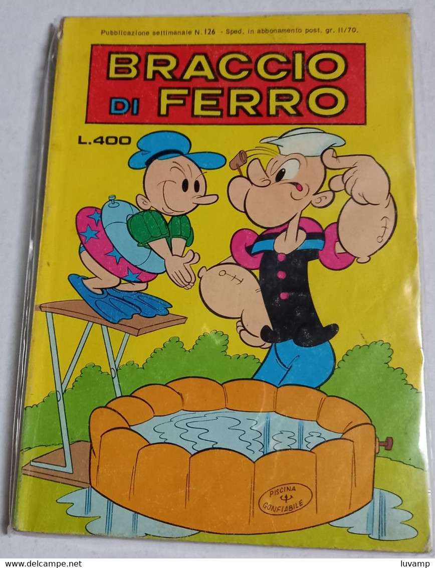 BRACCIO DI FERRO N. 126  DEL  17 AGOSTO 1979 -EDIZ.  METRO (CART 48) - Humor