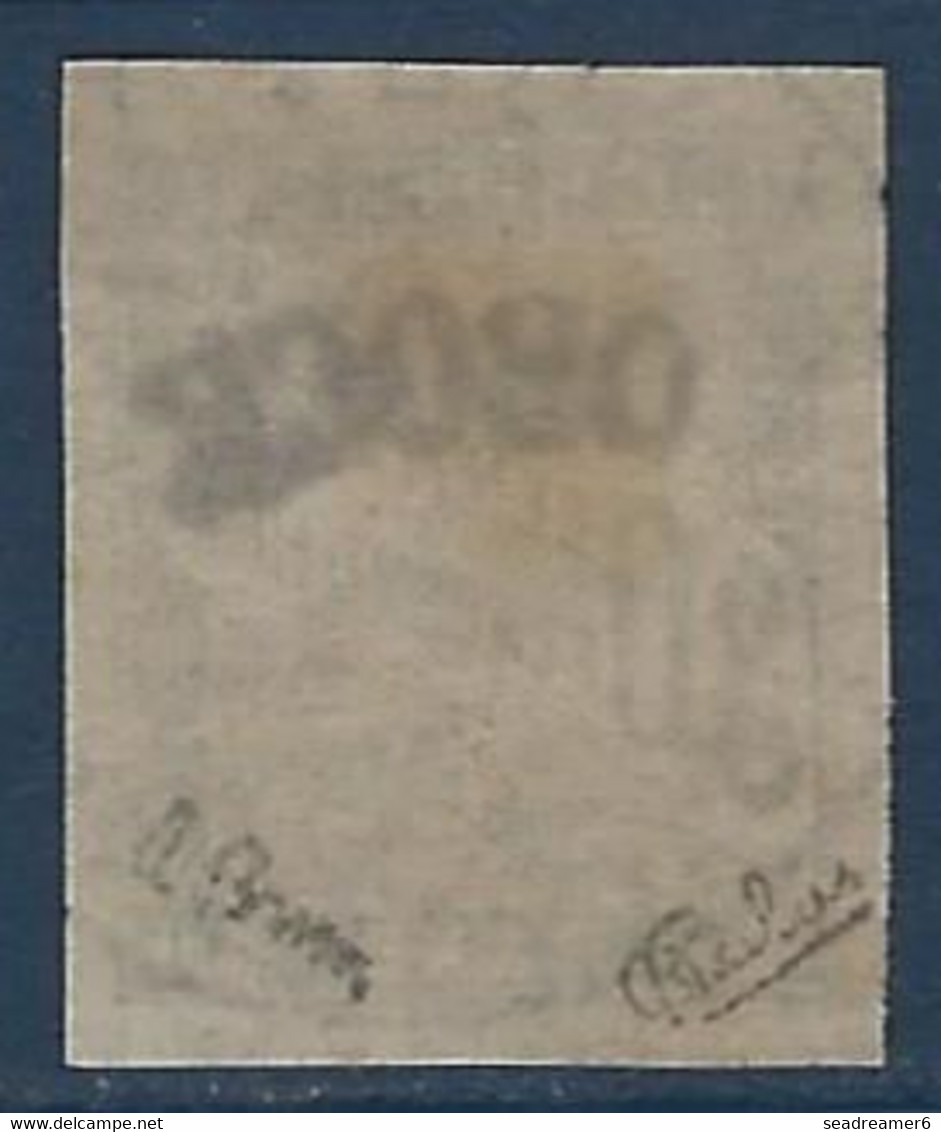 France Colonies Obock Taxe N°3 Oblitéré Superbe !! Signé Brun Et Calves - Used Stamps