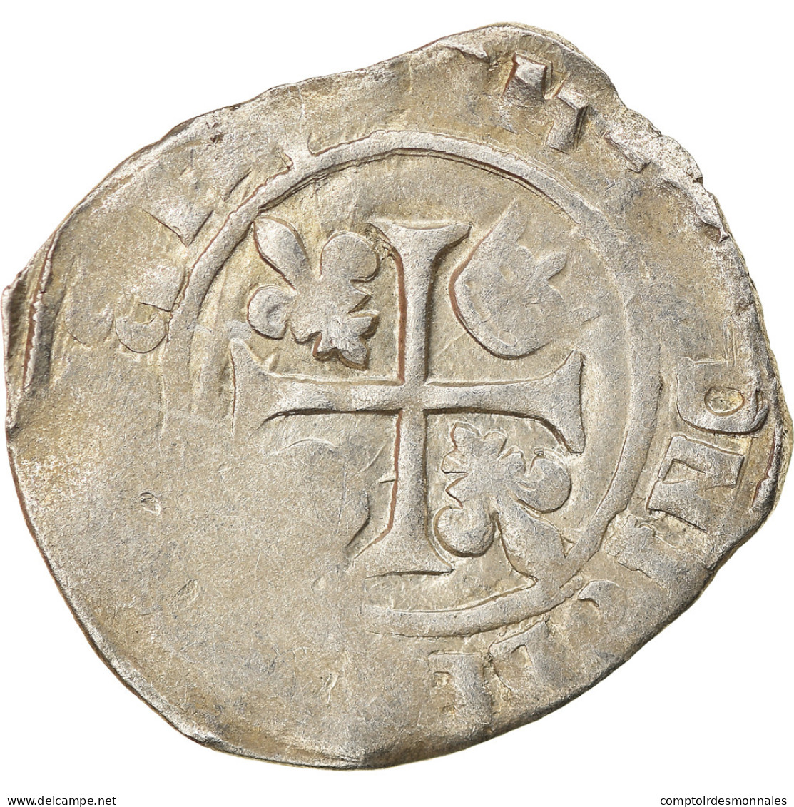 Monnaie, France, Charles VIII, Hardi, Bordeaux, TB+, Billon, Duplessy:598 - 1483-1498 Charles VIII The Affable