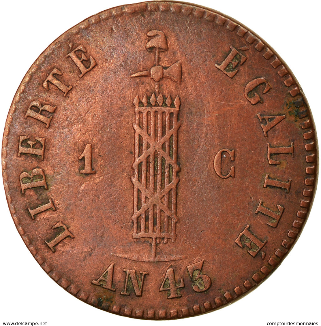 Monnaie, Haïti, Centime, 1846, TTB, Cuivre, KM:24 - Haiti