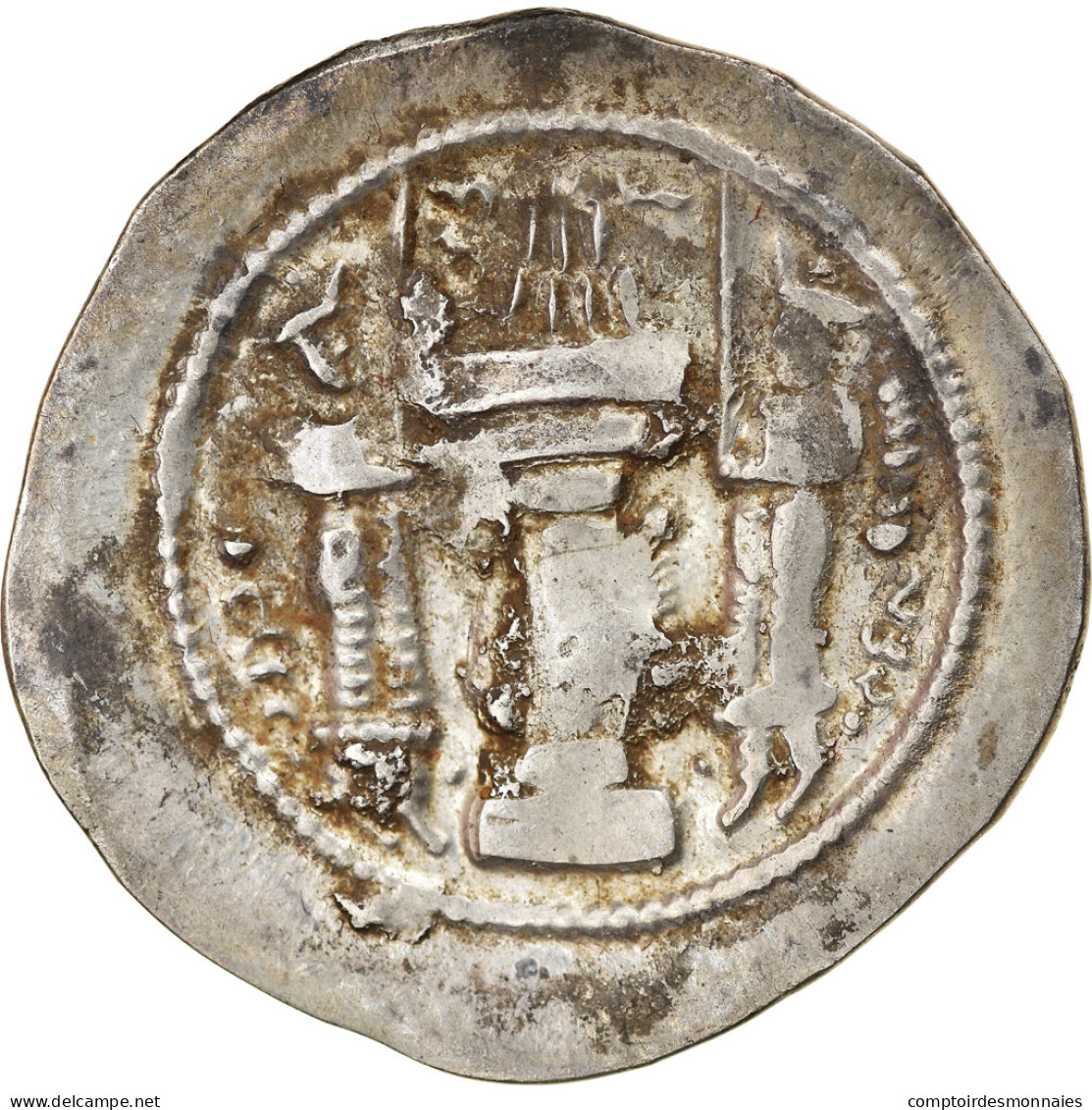 Monnaie, Royaume Sassanide, Varhran IV, Drachme, 388-399, TTB, Argent - Oosterse Kunst