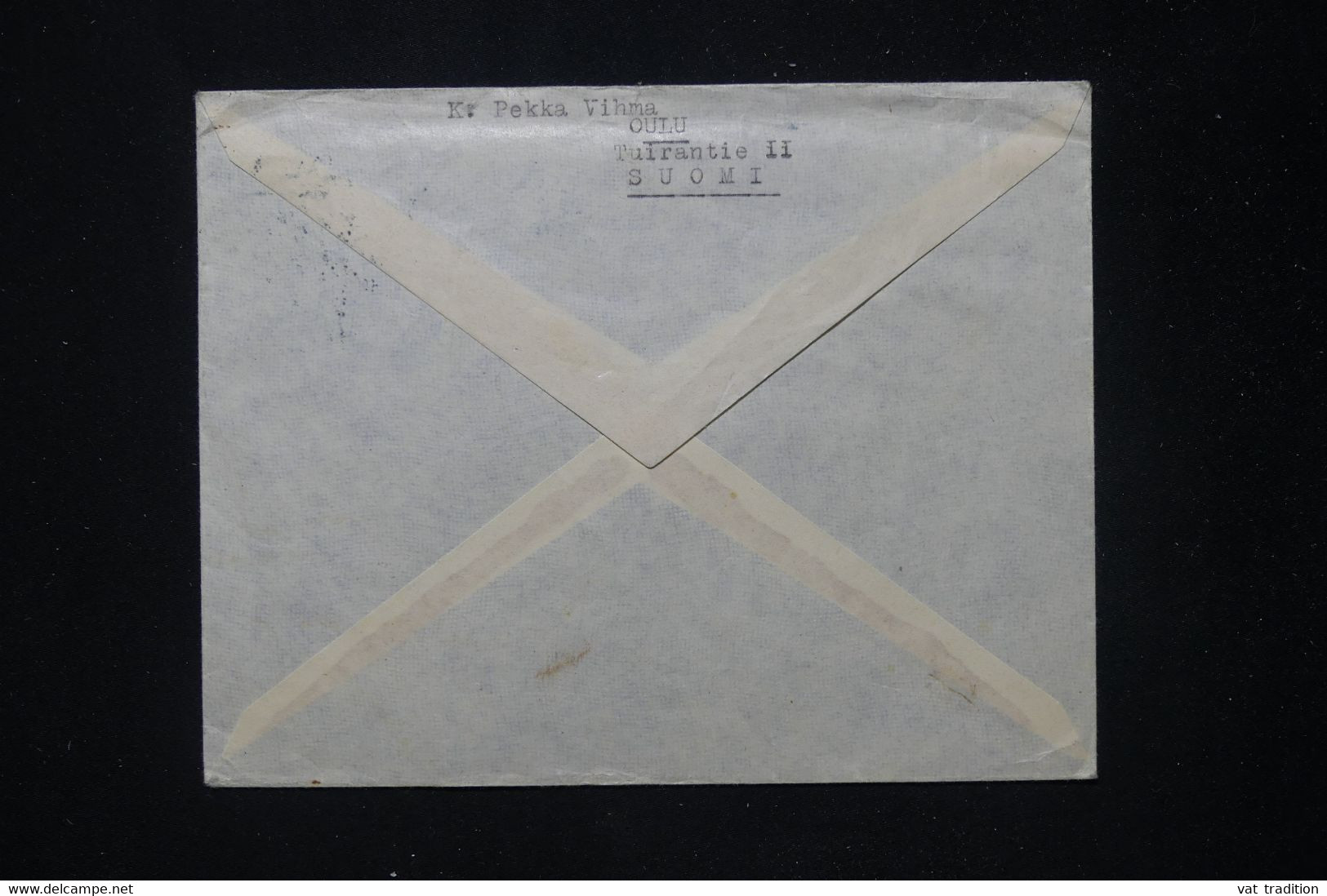 FINLANDE - Enveloppe De Oulu Pour Le Danemark Par Avion En 1949 - L 81397 - Briefe U. Dokumente