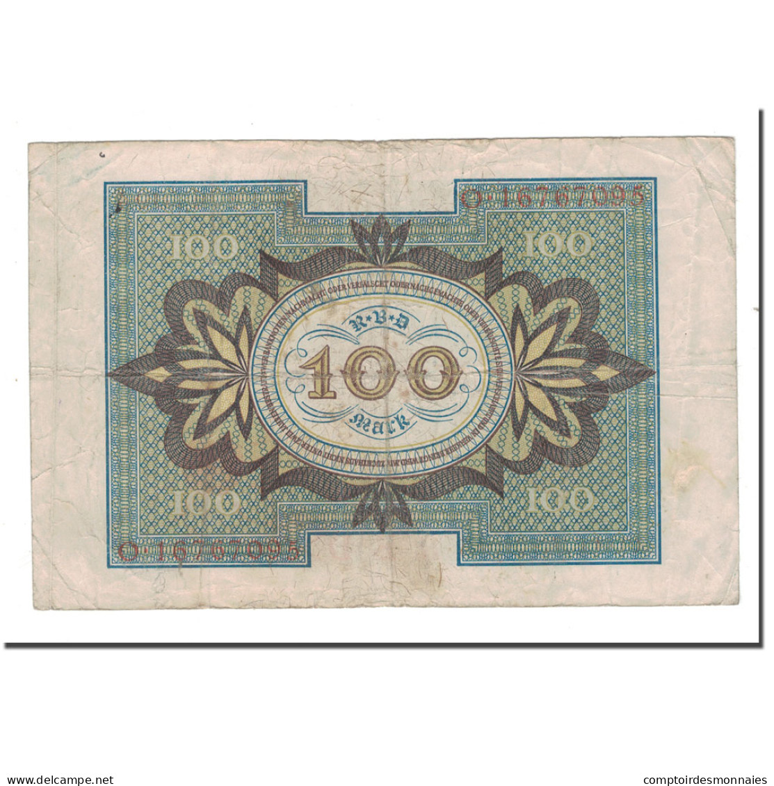 Billet, Allemagne, 100 Mark, 1920, 1920-11-01, KM:69b, B+ - Bestuur Voor Schulden