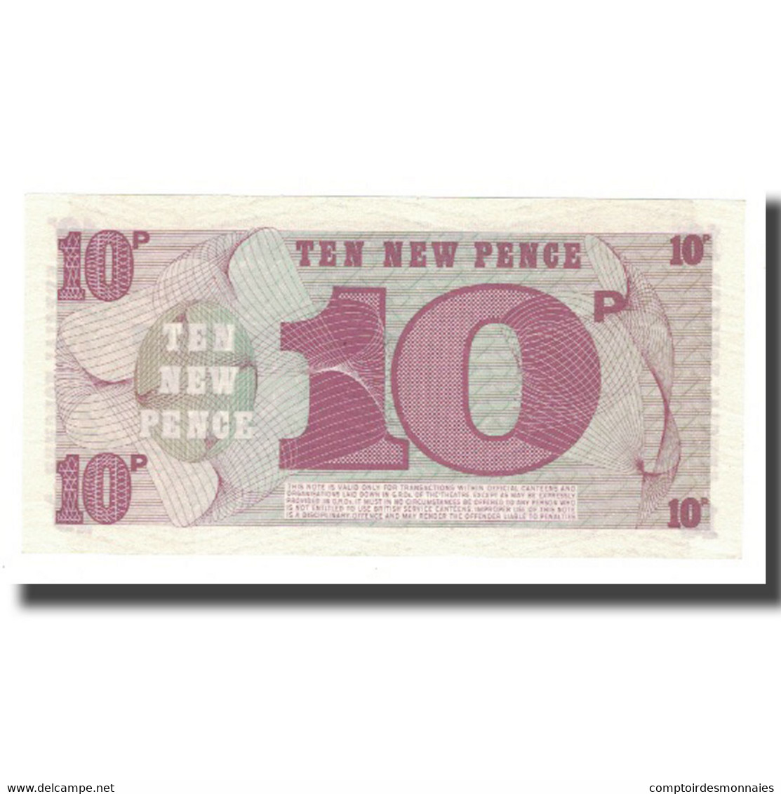 Billet, Grande-Bretagne, 10 New Pence, KM:M45a, NEUF - Altri & Non Classificati