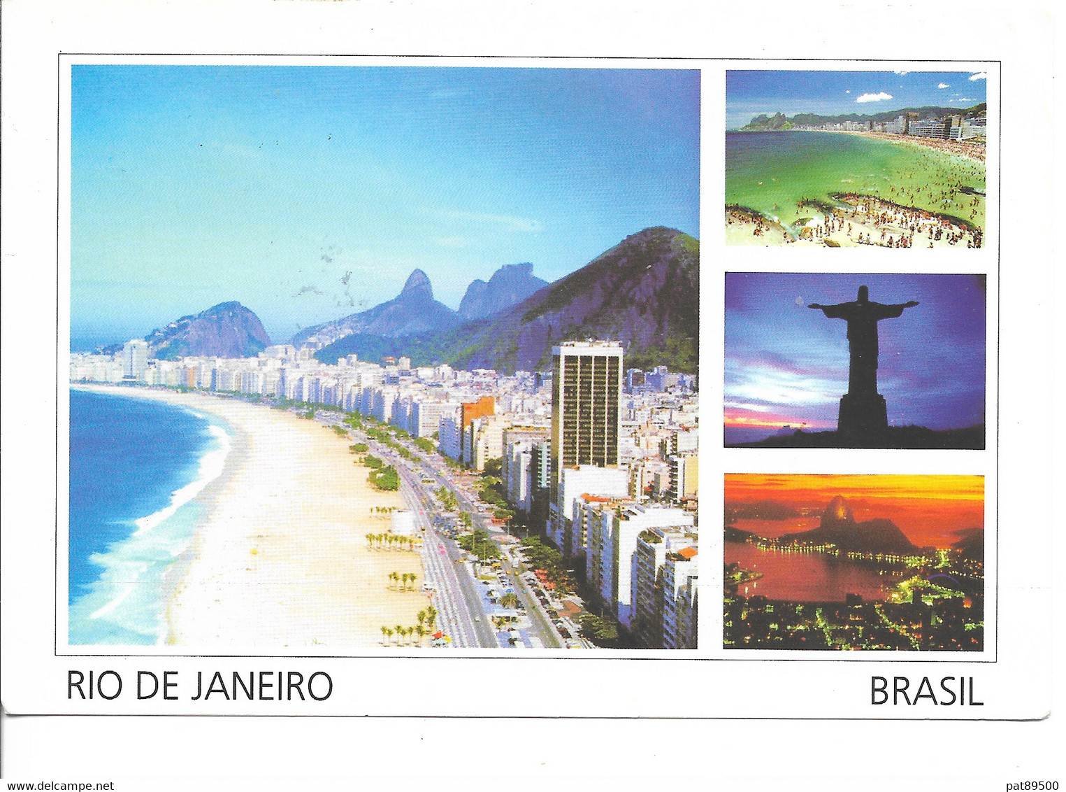 BRESIL / 2 T. Identiques De 2004 Sur CPM Voyagée 2007 Le Méridien Copacabana Carte Multivues (4) Voir Cachet - Andere & Zonder Classificatie