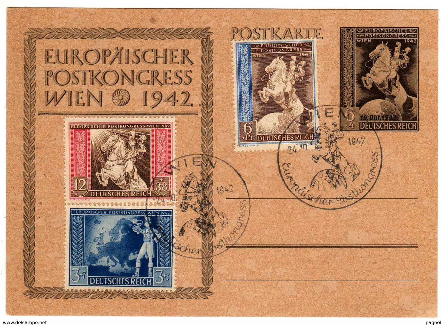 Allemagne :  : Entiers Postaux : ( Cachet  Wien ) - Sonstige & Ohne Zuordnung