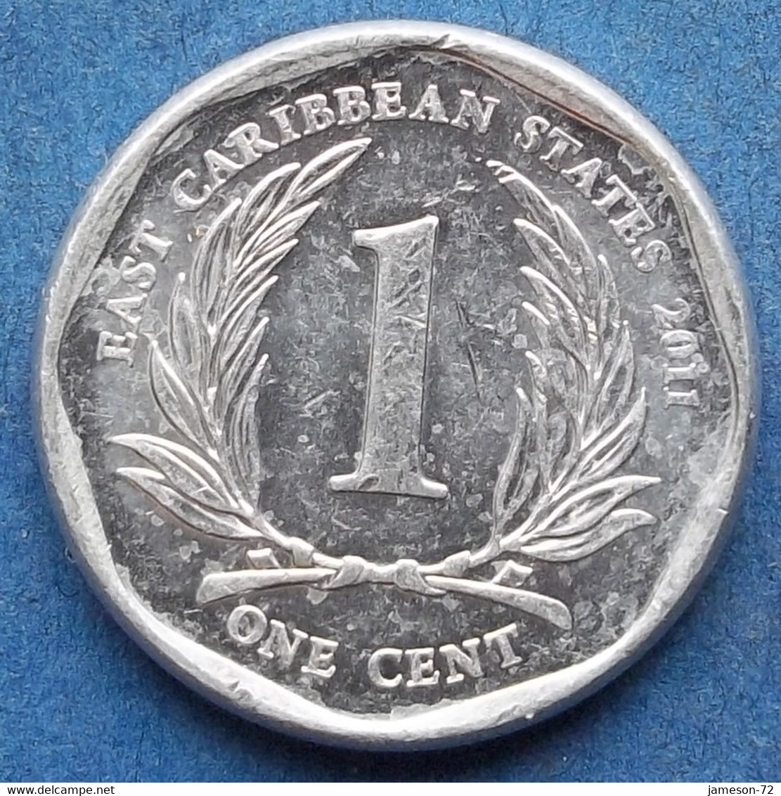 EAST CARIBBEAN STATES - 1 Cent 2011 KM# 34 Elizabeth II - Edelweiss Coins - Caraibi Orientali (Stati Dei)