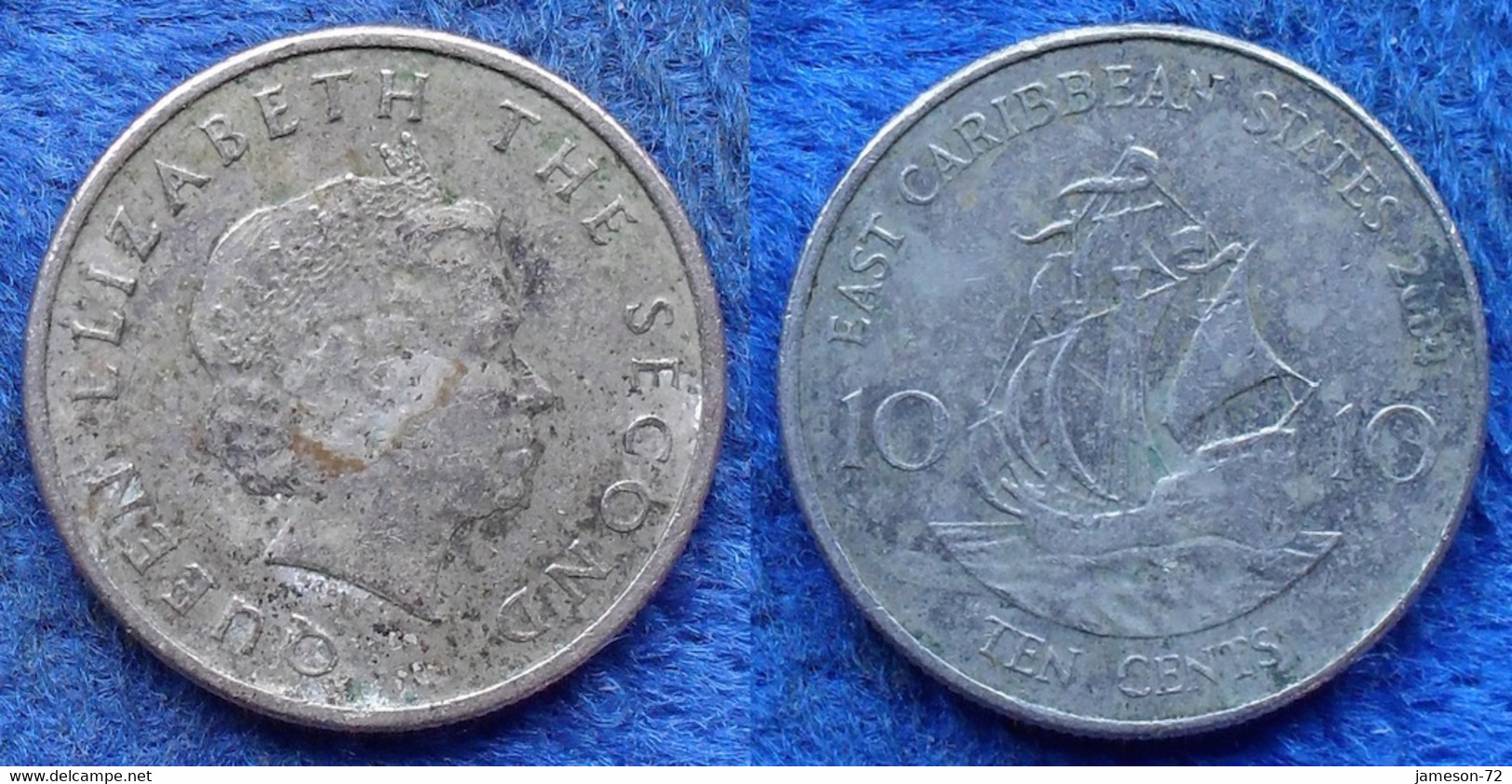 EAST CARIBBEAN STATES - 10 Cents 2007 KM# 37 Elizabeth II - Edelweiss Coins - Caraibi Orientali (Stati Dei)