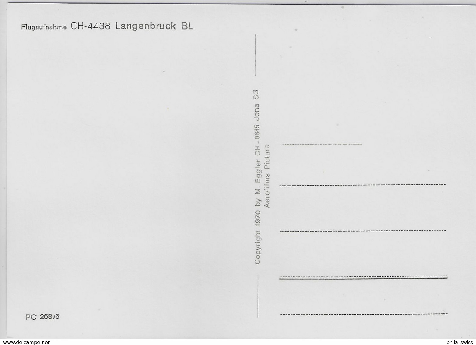 Flugaufnahme Langenbruck BL - Langenbruck