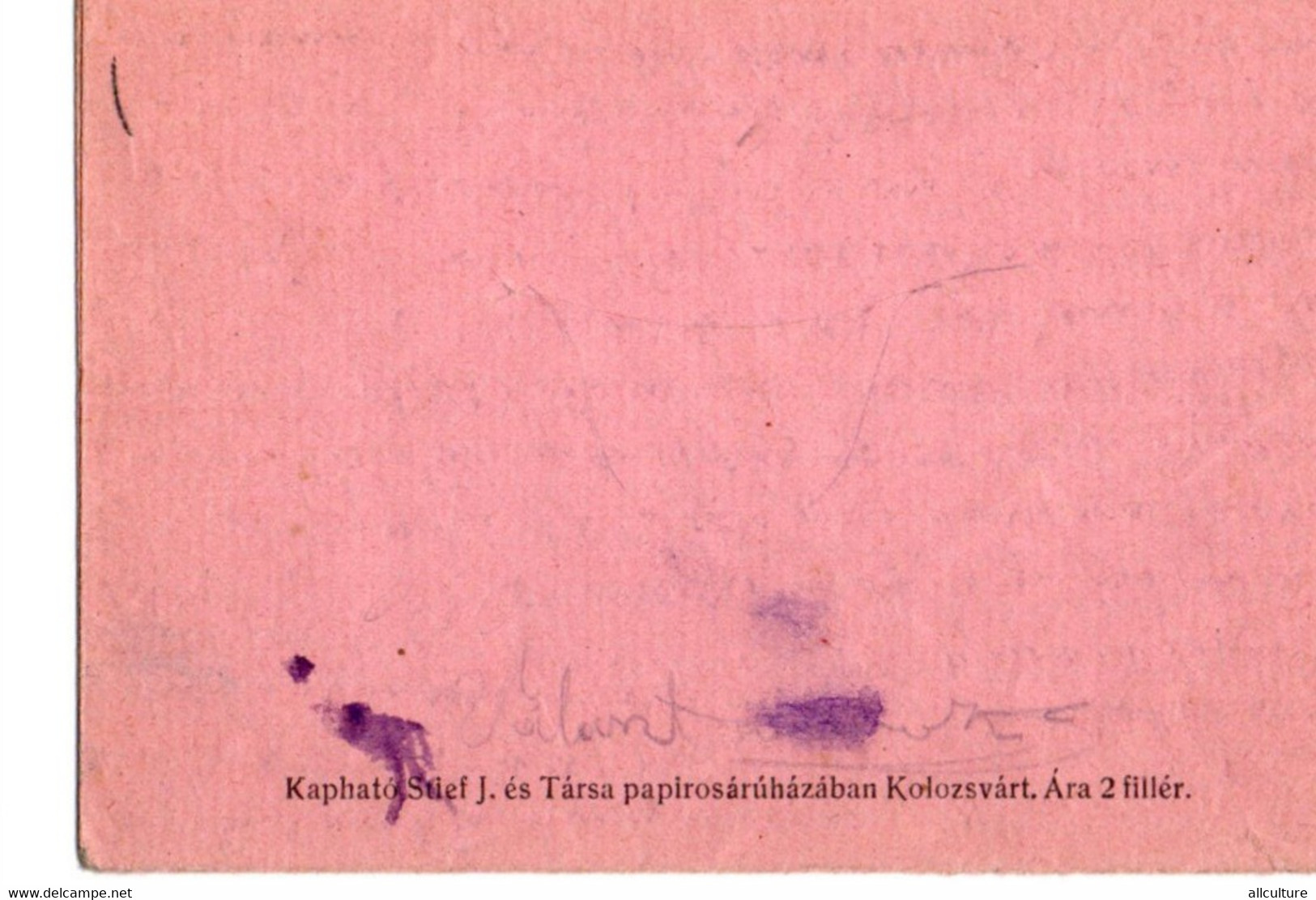 A146 -  TABORIPOSTA LETTER  INFANTERIEREGIMENT  STAMP  TO KOLOSVAR CLUJ  ROMANIA 1WW 1915 - Cartas De La Primera Guerra Mundial