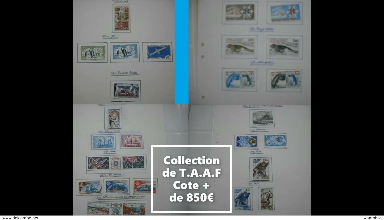 T.A.A.F Une Collection De Neufs* Poste Aérienne Cote + 850€ - Collezioni & Lotti