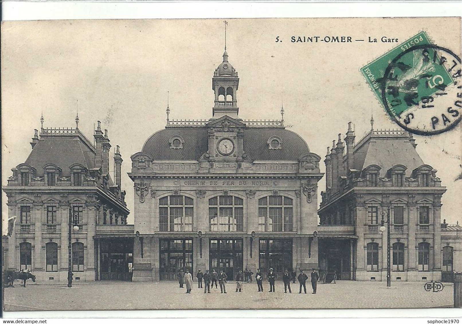 12 - 2020  -PAS DE CALAIS - 62 - SAINT OMER - La Gare - Animation - Saint Laurent Blangy