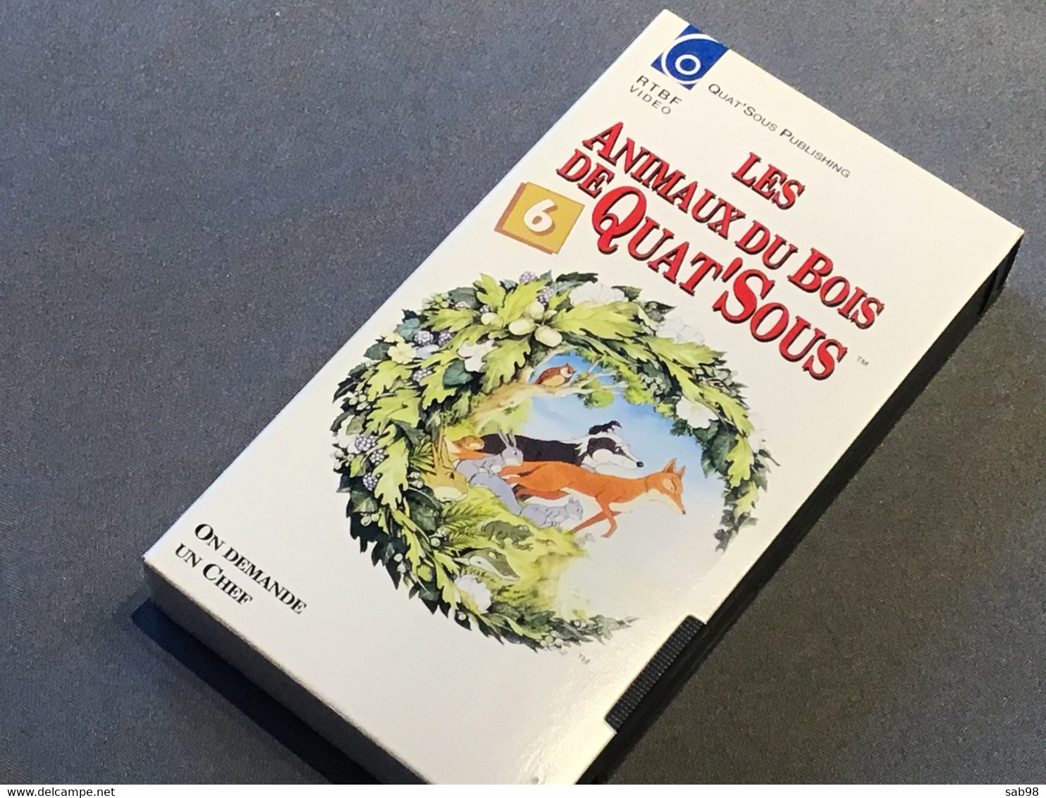 Les animaux du Bois de Quat’Sous Lot de 13 cassettes VHS Introuvable dans la plupart des commerces Carton et VHS de 1992