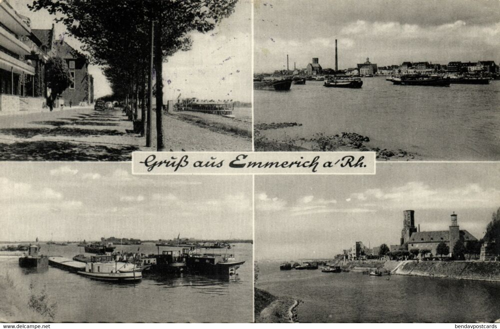 EMMERICH Am Rhein, Mehrbildkarte (1964) AK - Emmerich