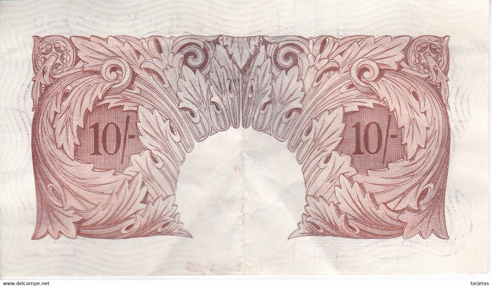 BILLETE DE REINO UNIDO DE 10 SHILLINGS DEL AÑO 1948   (BANKNOTE) - 10 Shillings