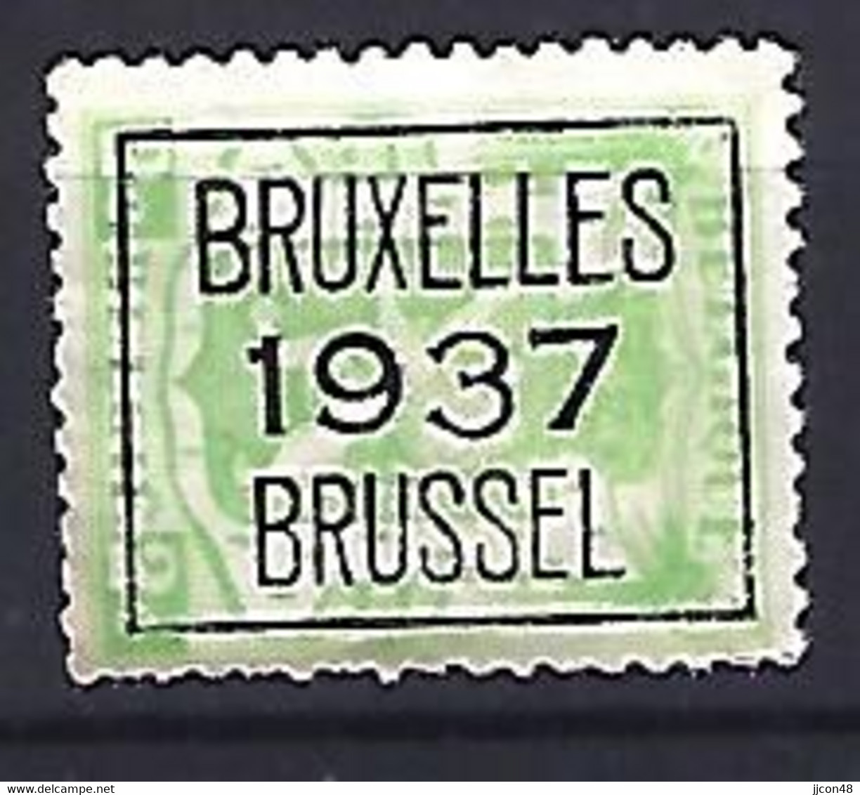 Belgium 1937  Precancel 2c (o) Mi.452  (Bruxelles 1937) - Roller Precancels 1930-..