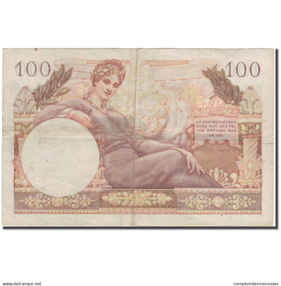 France, 100 Francs, 1955-1963 Treasury, Undated (1956), TB+, Fayette:42.4 - 1955-1963 Staatskas